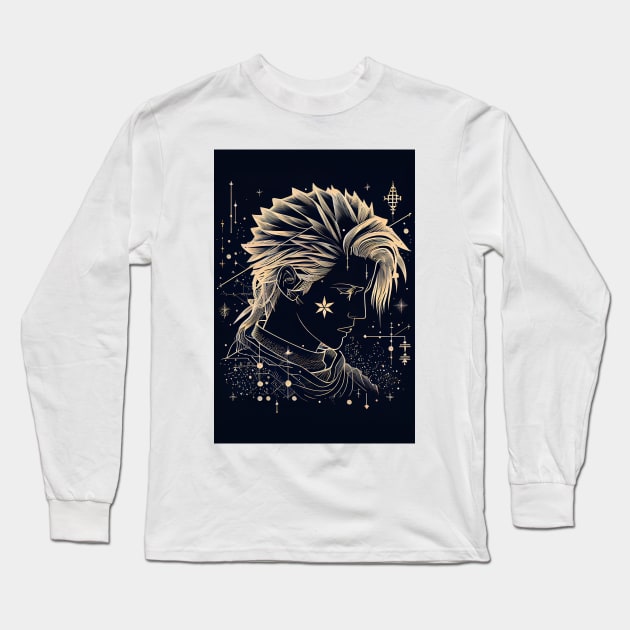 Cloud Christmas Long Sleeve T-Shirt by Khaos Kingdom